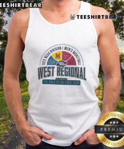 2025 NCAA DI Men's Basketball West Regional Tank Top featuring San Francisco CA design for fans and supporters.