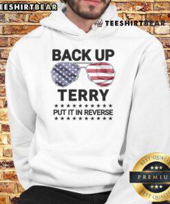 Nice Back Up Terry Put It In Reverse 4th Of July Fireworks Hoodie featuring vibrant fireworks design for festive celebrations.