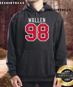 Nice Braves Wallen 98 Hoodie featuring a stylish design, perfect for fans looking to showcase their team spirit.