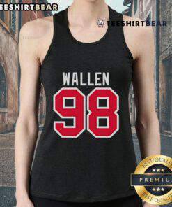 Stylish Nice Braves Wallen 98 Tank Top featuring a vibrant design, perfect for summer casual wear and sports enthusiasts.