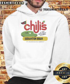 Nice Chilis Grill Bar Scranton Branch hoodie showcasing the new golf course where business happens in Scranton.