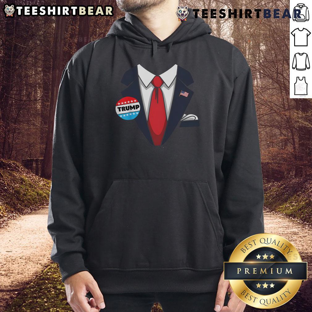 Nice Donald Trump Halloween costume hoodie featuring a bold design and vibrant colors for festive celebrations.