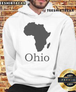 Cozy Nice Ohio Africa hoodie featuring vibrant graphics, perfect for casual wear and showcasing cultural pride.