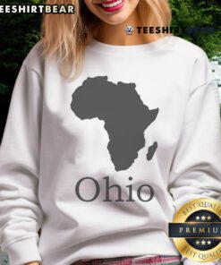 Cozy Nice Ohio Africa sweatshirt featuring a vibrant design, perfect for style and comfort in any casual setting.