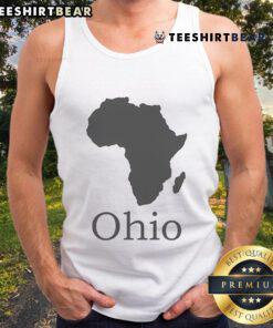 Nice Ohio Africa tank top featuring a vibrant design, perfect for summer wear and showcasing cultural pride.