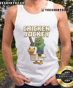 Nice vintage chicken jockey design tank top featuring a playful graphic perfect for casual summer outfits.
