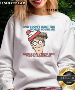 Official 'Where's Waldo' sweatshirt featuring unique design for fans, perfect for casual wear and cozy style.