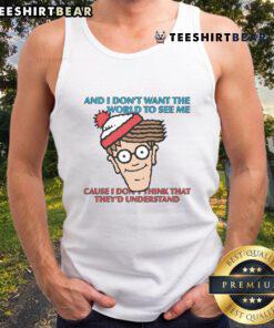 Official Where's Waldo tank top featuring unique design, perfect for fans of the iconic character and casual summer wear.