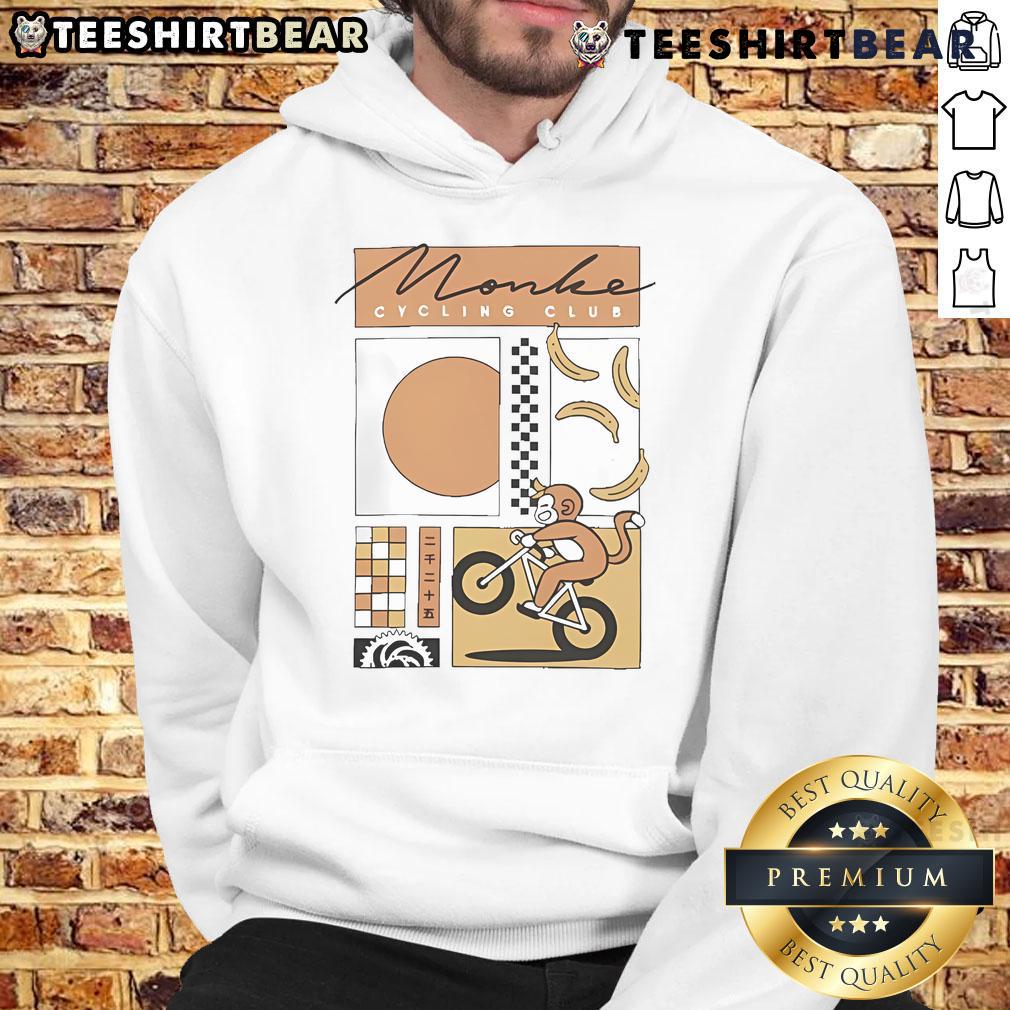 Alt Text: Official Cdawgva Monke Cycling Club Hoodie featuring a stylish design for cycling enthusiasts and fans.