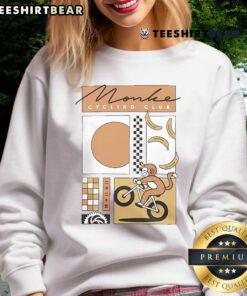 Alt Text: Official Cdawgva Monke Cycling Club sweatshirt featuring a stylish design and vibrant colors, perfect for cycling enthusiasts.