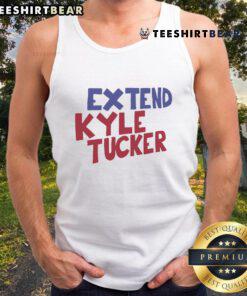 Official Extend Kyle Tucker Tank Top featuring bold graphics and a comfortable fit for fans and athletes alike.