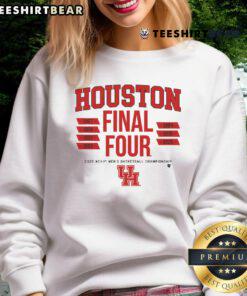 Alt Text: Official Houston Basketball All-Time Final Fours Sweatshirt featuring team colors and logo, perfect for fans.
