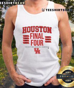 Official Houston Basketball All-Time Final Fours Tank Top featuring team colors and logo, perfect for fans and collectors.