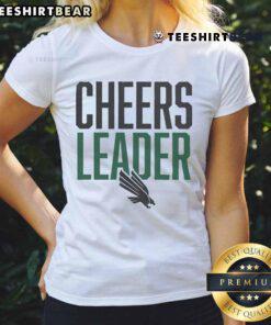 Official North Texas Mean Green Cheerleader Ladies Tee featuring vibrant team colors and logo, perfect for fans.