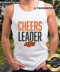 Official Oklahoma State Cowboys Cheers Leader Tank Top featuring team colors and logo for spirited game day attire.