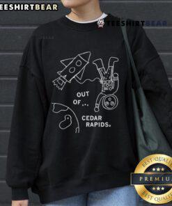Official Out Of Cedar Rapids Sweatshirt featuring stylish design, perfect for fans of Cedar Rapids apparel.