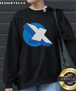 Official Retro X logo on a stylish 2025 sweatshirt, perfect for casual wear and retro fashion enthusiasts.