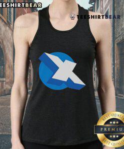 Alt Text: Official Retro X logo on a stylish 2025 tank top, perfect for retro fashion enthusiasts and summer wear.