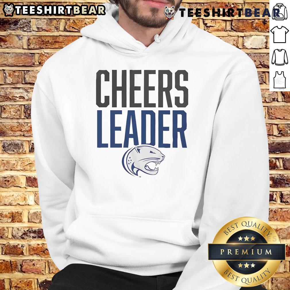 Official South Alabama Jaguars Cheers Leader Hoodie in navy, perfect for game days and showing team spirit.