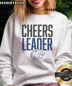 Official South Alabama Jaguars Cheers Leader Sweatshirt featuring team logo and vibrant colors, perfect for fans.
