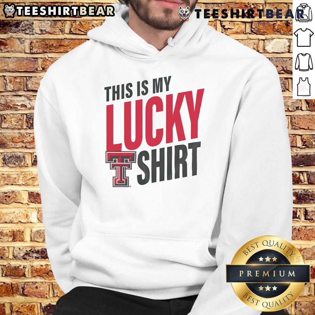 Official Texas Tech Red Raiders hoodie, perfect for fans, showcasing team spirit and lucky charm for game day.