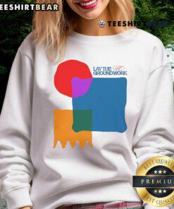 Official Titan Groundwork Fundamentals Sweatshirt in navy blue, showcasing logo and stylish design for casual wear.