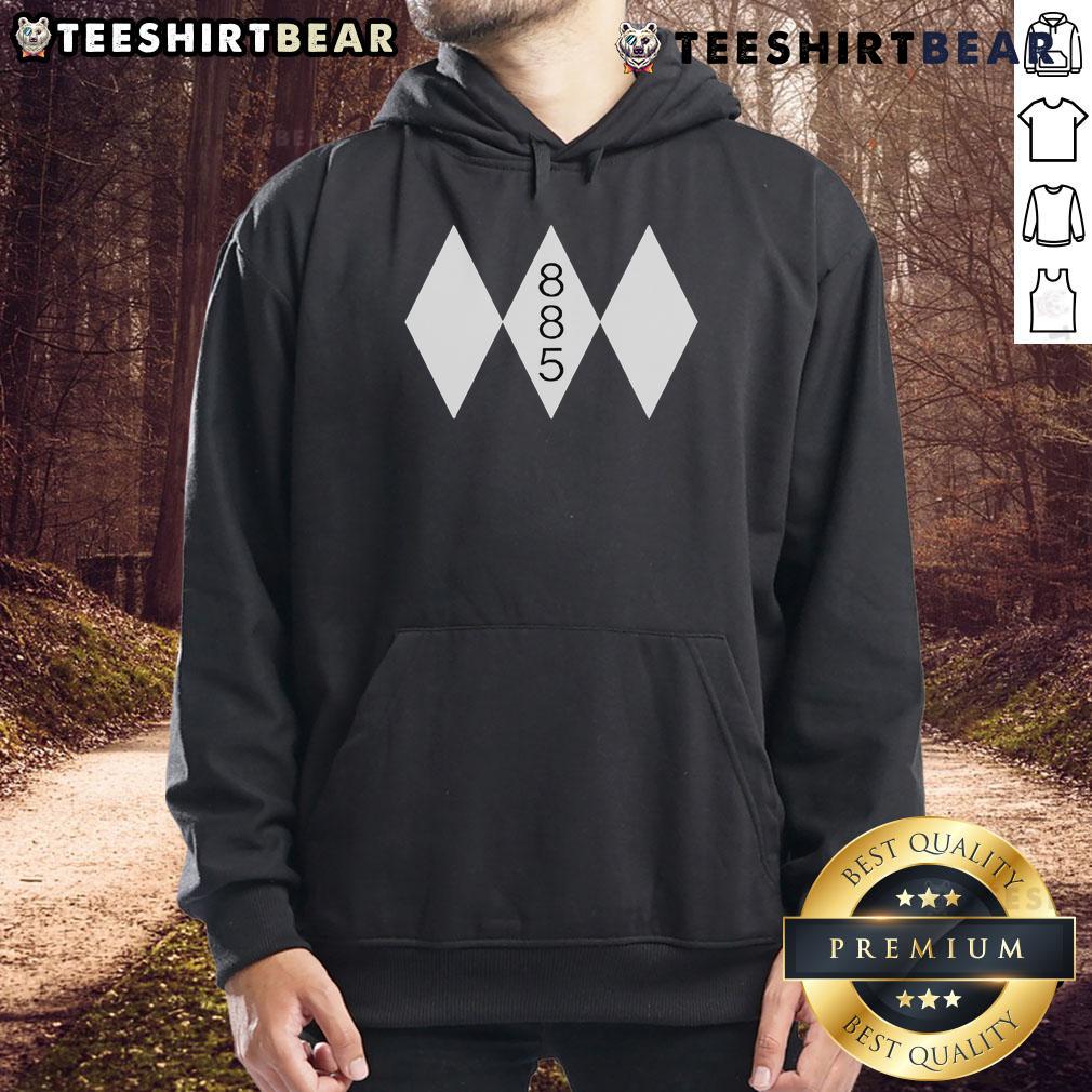 Official Triple Diamond 885 Hoodie in black, featuring a stylish logo and comfortable fit for casual wear.