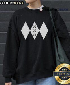 Official Triple Diamond 885 Sweatshirt in black featuring logo design, perfect for casual and outdoor wear.