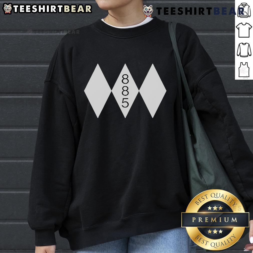 Official Triple Diamond 885 Sweatshirt in black featuring logo design, perfect for casual and outdoor wear.