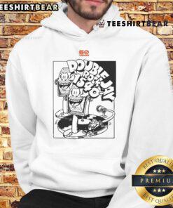 Official Triple J 50 Years Double Jay Rock 1540 Hoodie showcasing iconic design and vibrant colors for music fans.