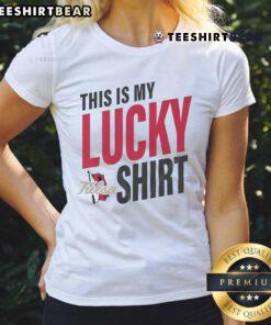 Official Tulsa Golden Hurricane 'This Is My Lucky' ladies tee in vibrant colors, perfect for game day or casual wear.