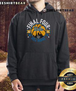 Official UCLA Basketball 2025 Women's Final Four Hoodie in blue, showcasing team logo and stylish design.