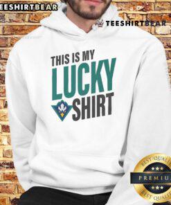 Alt Text: Official UNC Wilmington Seahawks hoodie in vibrant colors, showcasing team spirit and luck for fans and students.