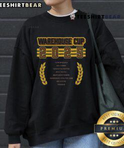 Official Warehouse Cup The Woogas 2025 sweatshirt featuring a vibrant design and comfortable fit for fans.
