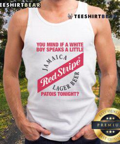 Official You Mind If A White Boy Speaks Patois Tonight Tank Top featuring vibrant graphic design and casual style.