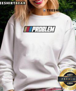 Alt Text: Original Tom MacDonald Problem Team Hang Over Gang NASCAR sweatshirt featuring bold graphics and vibrant colors.
