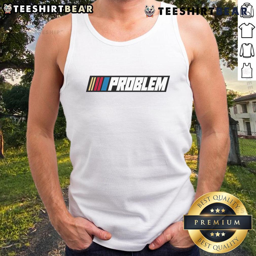 Tom MacDonald wearing a Hang Over Gang NASCAR tank top, showcasing original design and bold style.