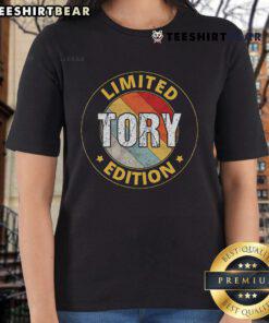 Original Tory Limited Edition Retro Ladies Tee featuring a vintage design in vibrant colors, perfect for stylish women.