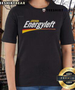 Premium Barely Any Energy Left No Energy Ladies Tee in soft fabric, perfect for casual wear and expressing laid-back vibes.