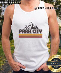 Premium Etro Vintage Park City Utah Mountain Logo Tank Top featuring a stylish graphic and comfortable fit.