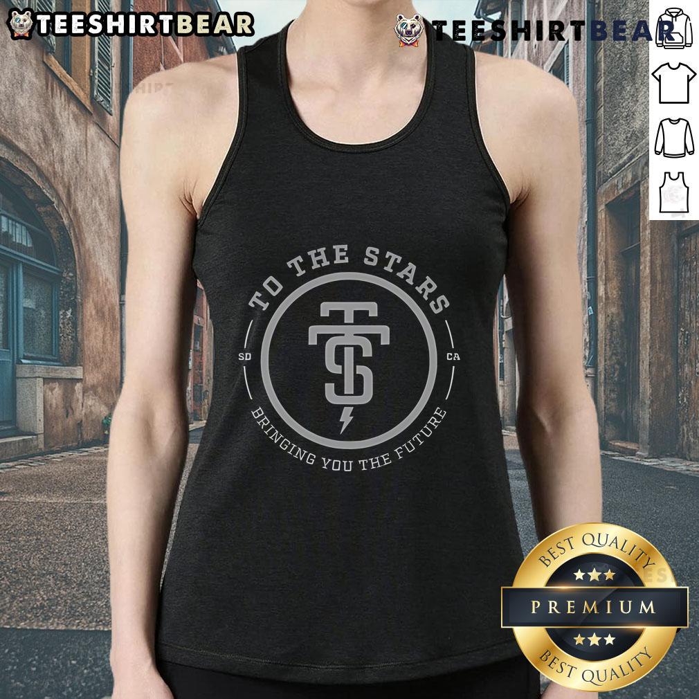 Premium To The Stars Monogram Tank Top showcasing a stylish design, perfect for future fashion enthusiasts.