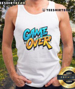 Pretty Game Over Gamer Tank Top featuring a stylish design perfect for gaming enthusiasts and casual wear.