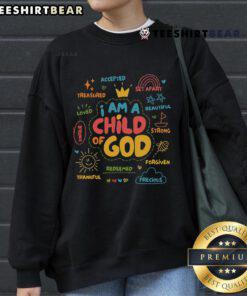 Alt Text: Child of God sweatshirt featuring retro Jesus design, perfect for expressing Christian faith and style.