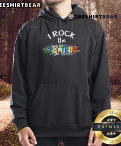 Alt Text: Pretty I Rock The Spectrum Autism Awareness Hoodie featuring vibrant colors and a stylish design for advocacy.