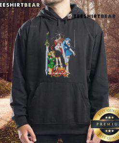 Alt Text: Pretty Magic Knight Rayearth Geeks Rule Hoodie showcasing vibrant design and iconic anime elements.