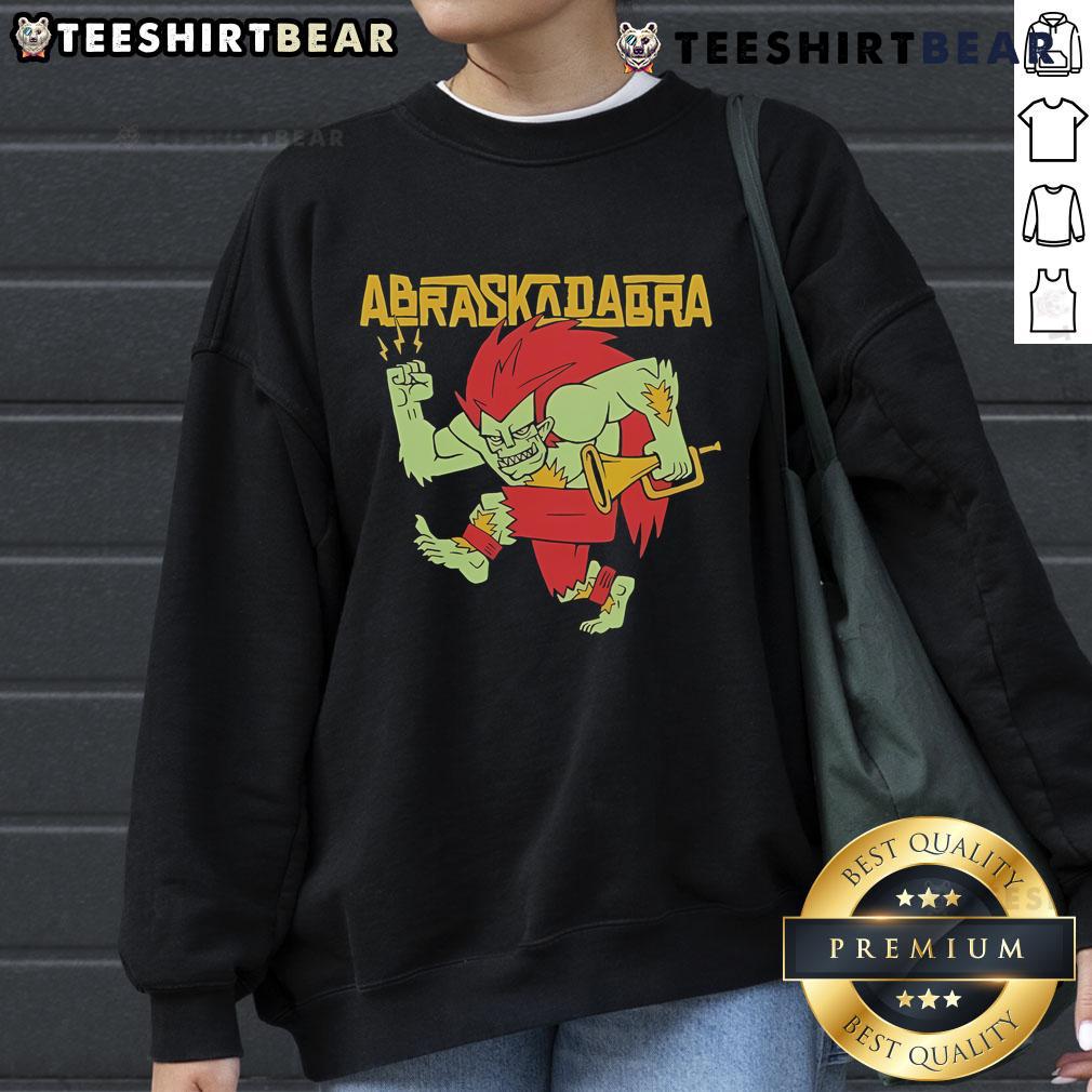 Top Abraskadabra Blanka Sweatshirt featuring a stylish design and vibrant colors, perfect for casual wear.