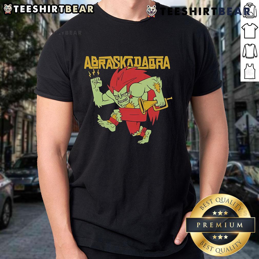 Top Abraskadabra Blanka T-Shirt featuring a vibrant graphic design, perfect for casual wear and fan merchandise.
