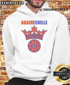 Top Gainesville 3x Championship Hoodie in navy blue, showcasing team pride and winning spirit for fans and athletes.
