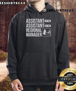 Stylish 'Top Assistant to the Assistant of the Regional Manager' hoodie in a vibrant color, perfect for casual office wear.