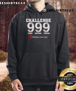 Top Challenge 999 Beers Hot Dogs Innings Opening Day 2025 Hoodie featuring vibrant graphics for sports fans.